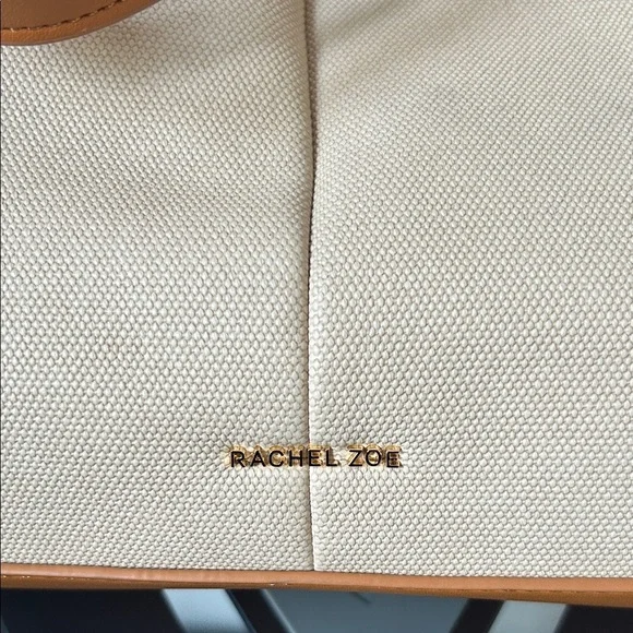 Rachel Zoe Canvas/Leather Three Compartment Tote Bag - Picture 4 of 6